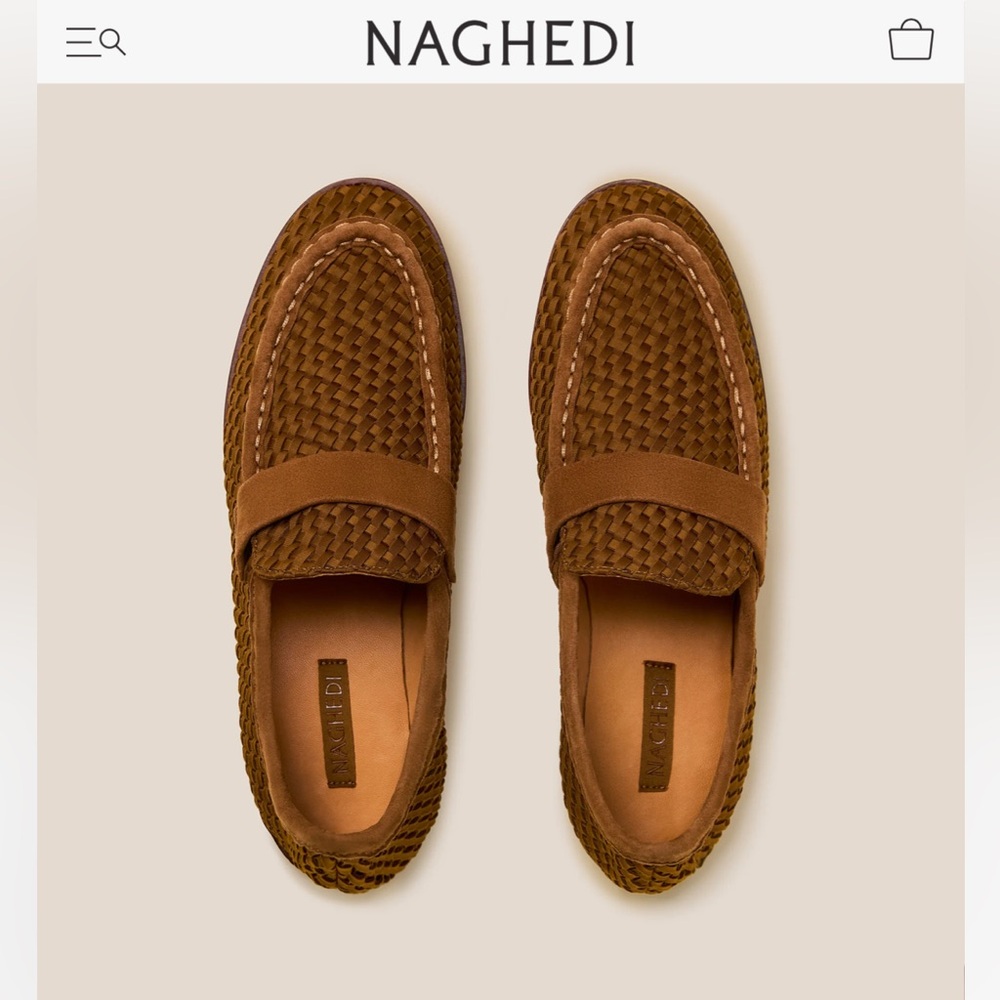 New Naghedi Sonoma Loafer Woven neoprene with soft suede backing  Leather sole - Picture 2 of 12